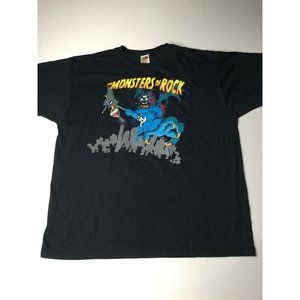 OZZY OBOURNE MONSTERS OF ROCK CALGARY 2008 BLACK 2XL XXLARGE T SHIRT Demon